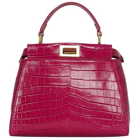 hot pink fendi bag|pink fendi crossbody canvas print.